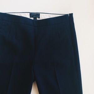 J. Crew Martie Cigarette Trousers in Navy